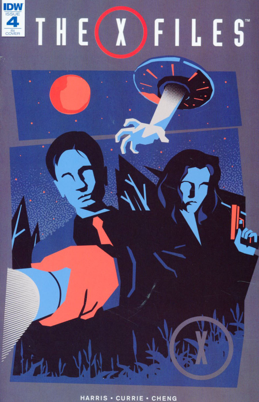 X-Files Vol 3 #4 Cover C Incentive Television Graphic Variant Cover