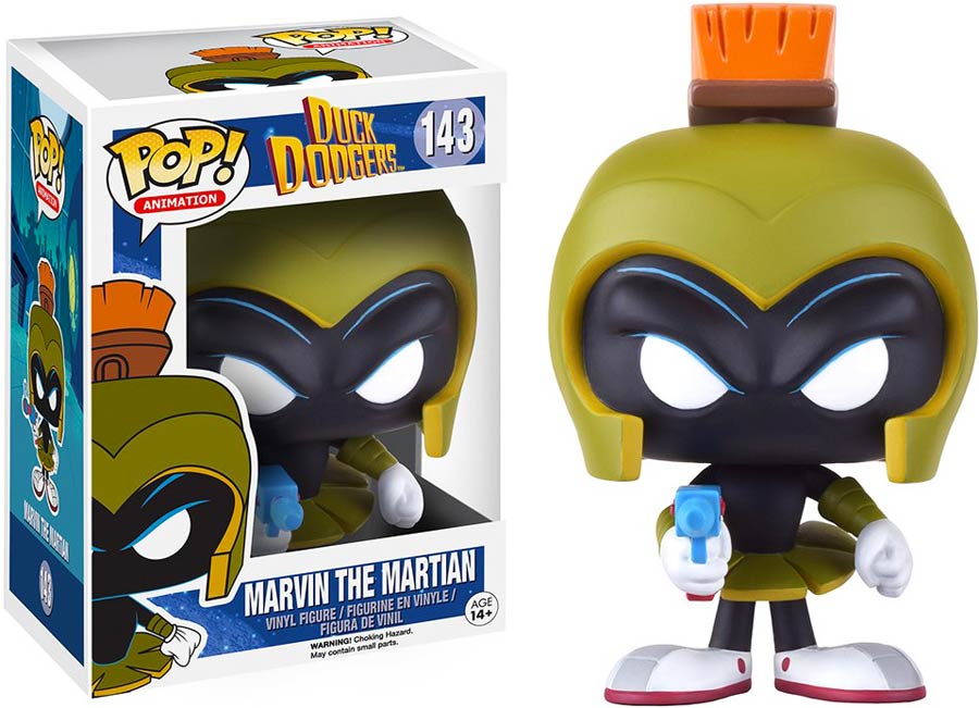 POP Animation 143 Duck Dodgers Marvin The Martian Vinyl Figure