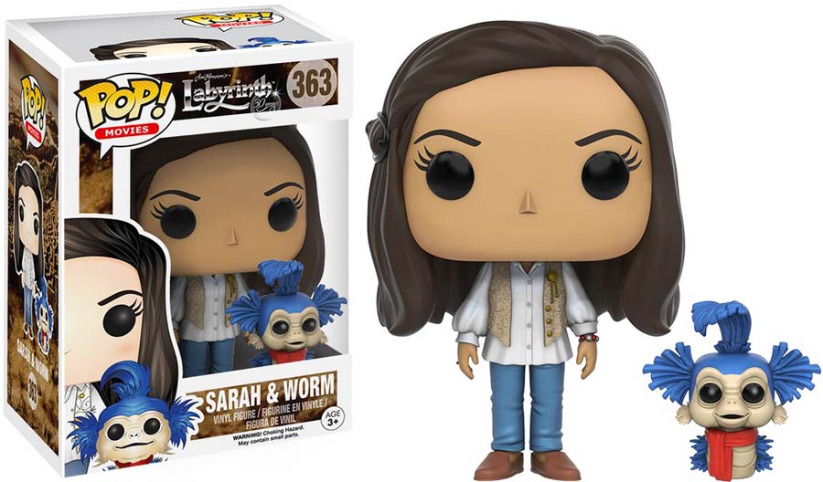 POP Movies 363 Labyrinth Sarah and Worm Vinyl Figure