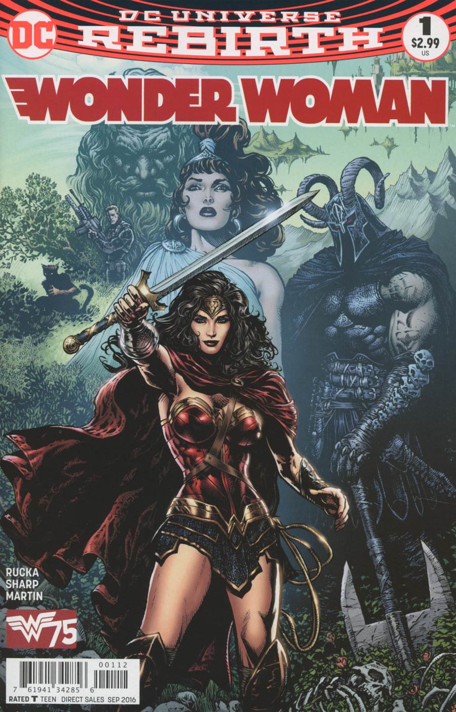 Wonder Woman Vol 5 #1 Cover C 2nd Ptg Liam Sharp Variant Cover