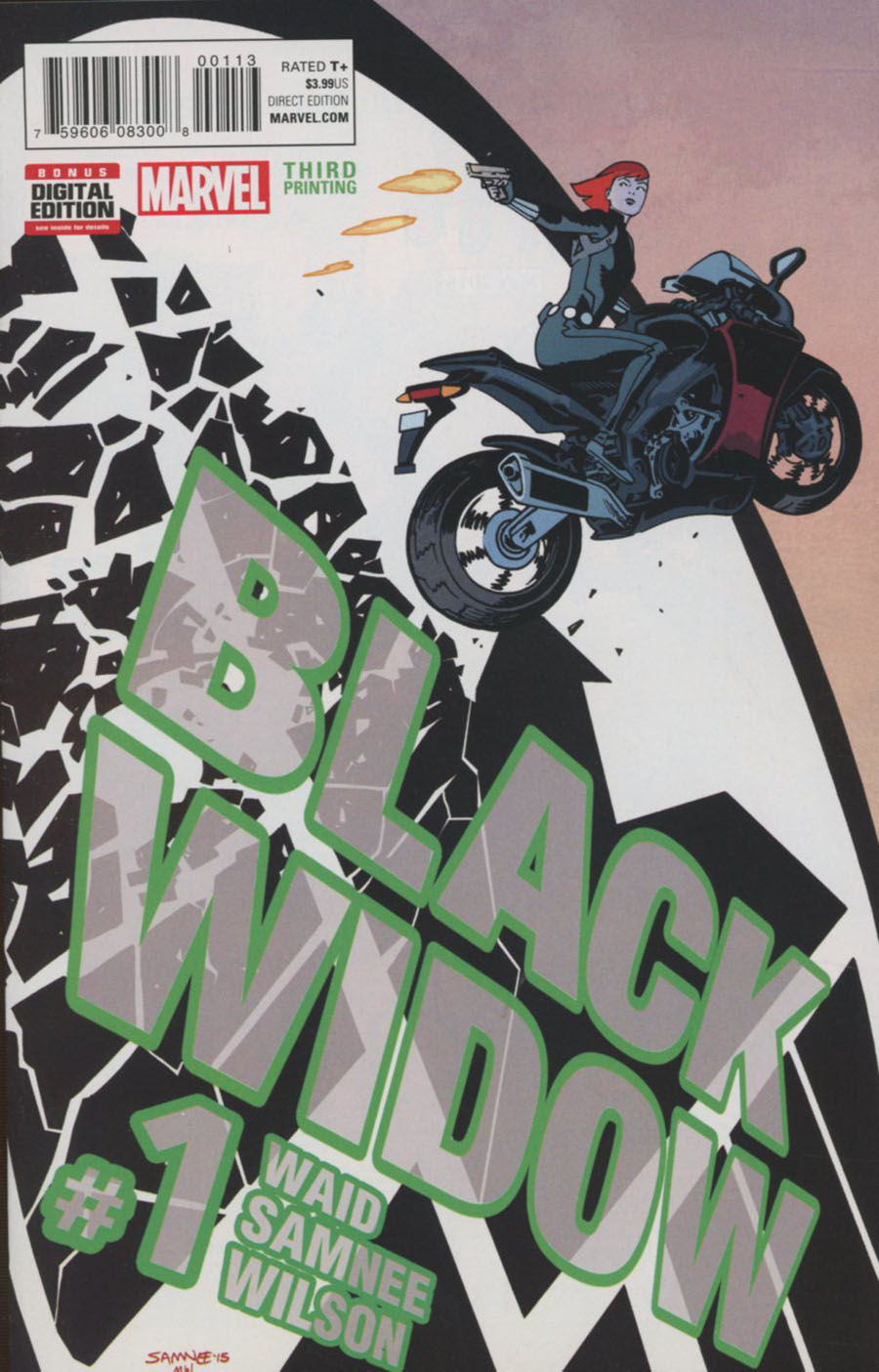 Black Widow Vol 6 #1 Cover H 3rd Ptg Chris Samnee Variant Cover