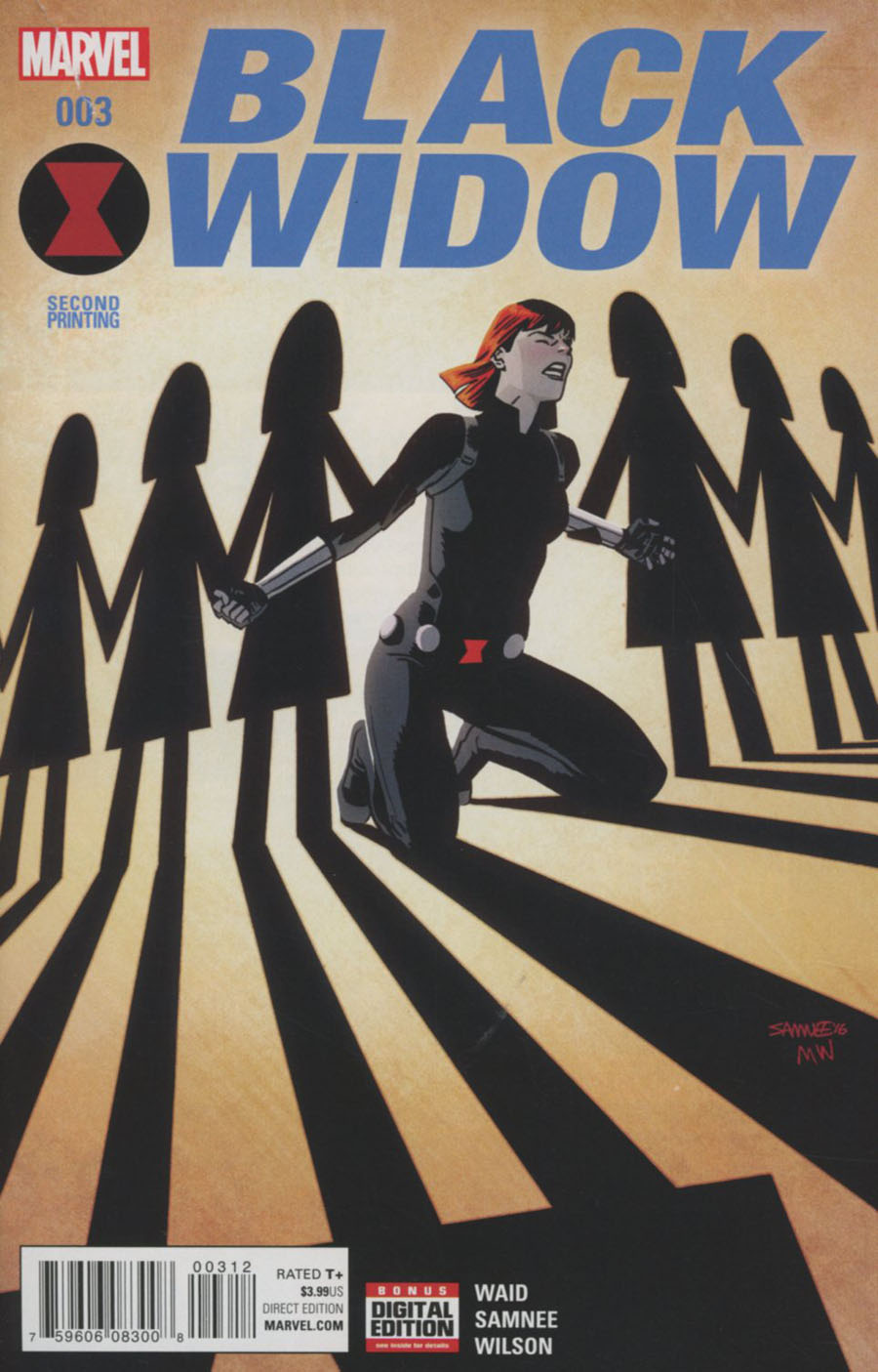 Black Widow Vol 6 #3 Cover D 2nd Ptg Chris Samnee Variant Cover