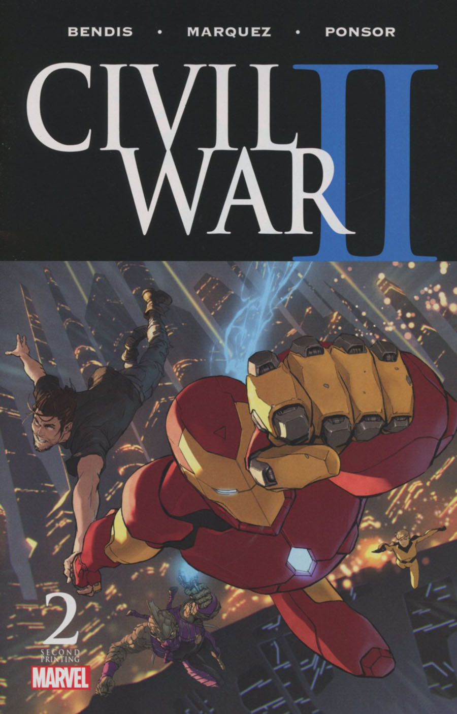 Civil War II #2 Cover F 2nd Ptg Marko Djurdjevic Variant Cover