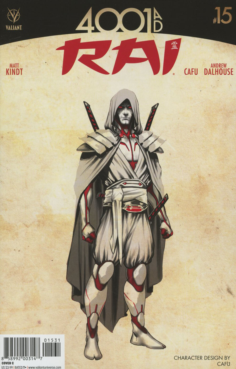 Rai Vol 2 #15 Cover C Incentive CAFU Character Design Variant Cover (4001 AD Tie-In)