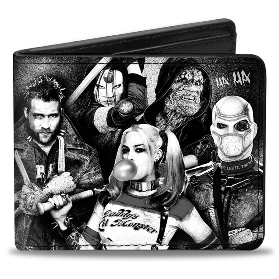 DC Comics Bi-Fold Wallet - Suicide Squad Movie Team Collage