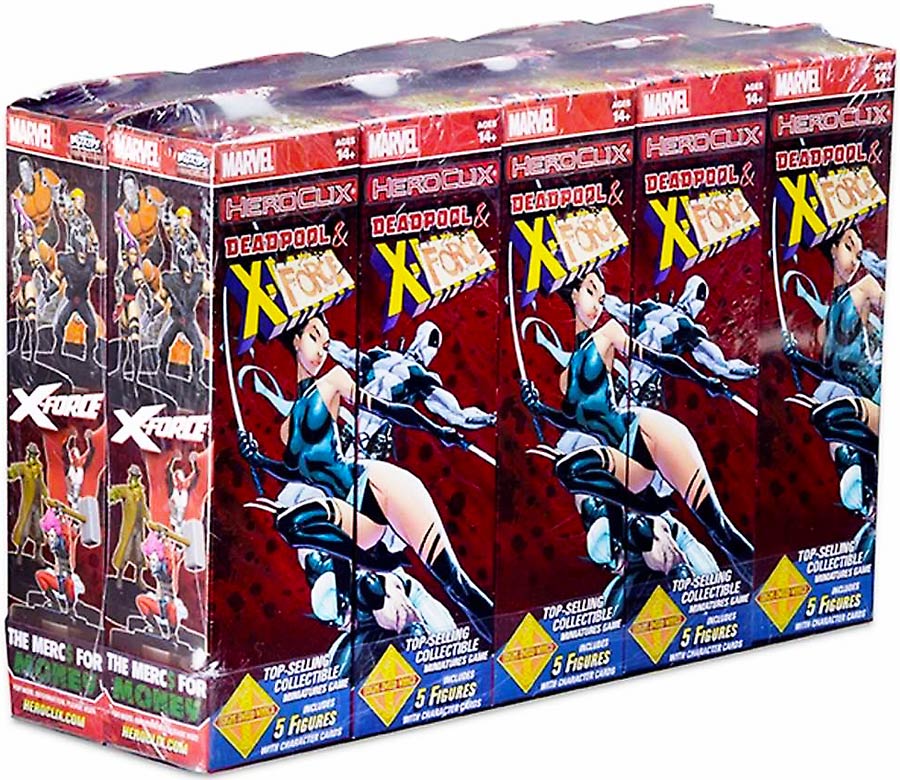 Marvel HeroClix Deadpool And X-Force Booster Brick Of 10 Packs
