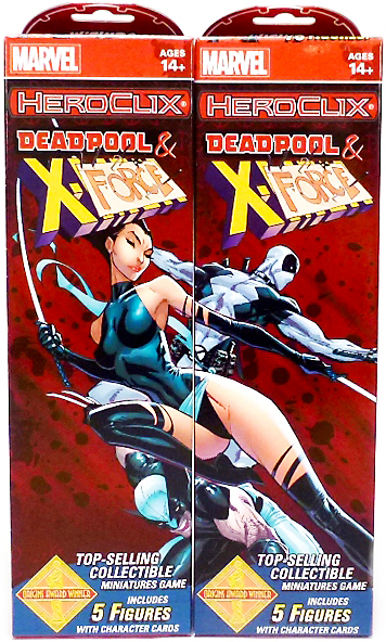 Marvel HeroClix Deadpool And X-Force Booster Pack