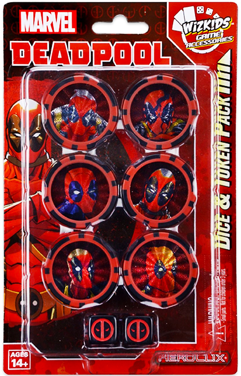 Marvel HeroClix Deadpool And X-Force Dice And Token Pack