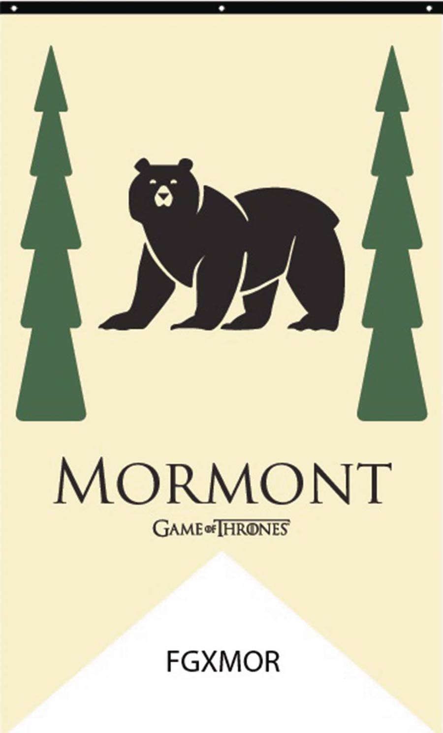 Game Of Thrones House Banner - Mormont