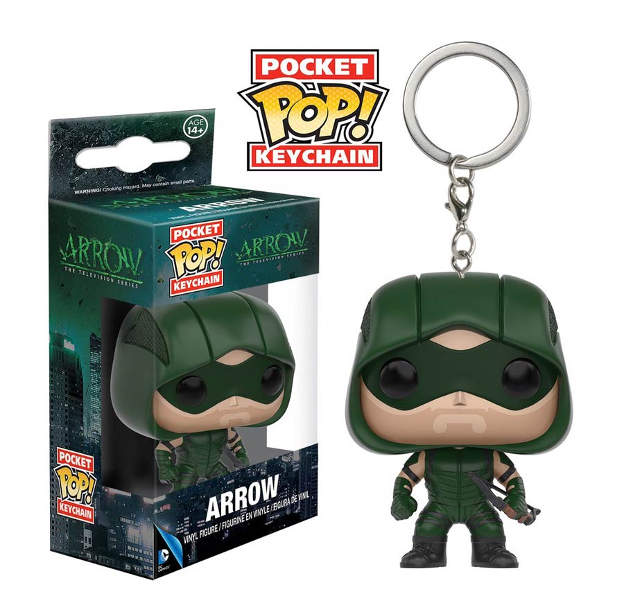 POP Arrow TV Green Arrow Vinyl Figure Keychain
