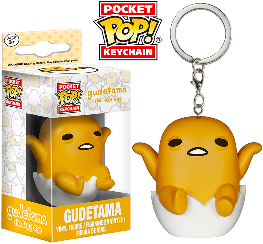 POP Gudetama Gudetama Vinyl Figure Keychain