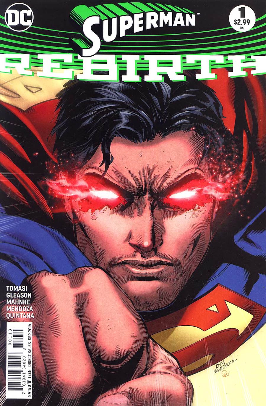 Superman Rebirth #1 Cover F 3rd Ptg Doug Mahnke Variant Cover