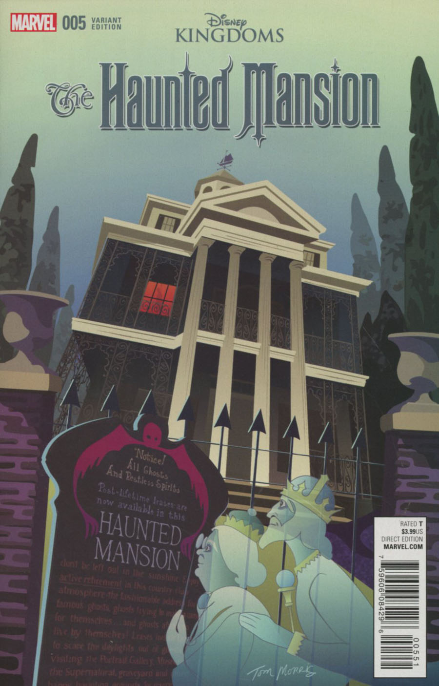 Disney Kingdoms Haunted Mansion #5 Cover C Variant Tom Morris Cover