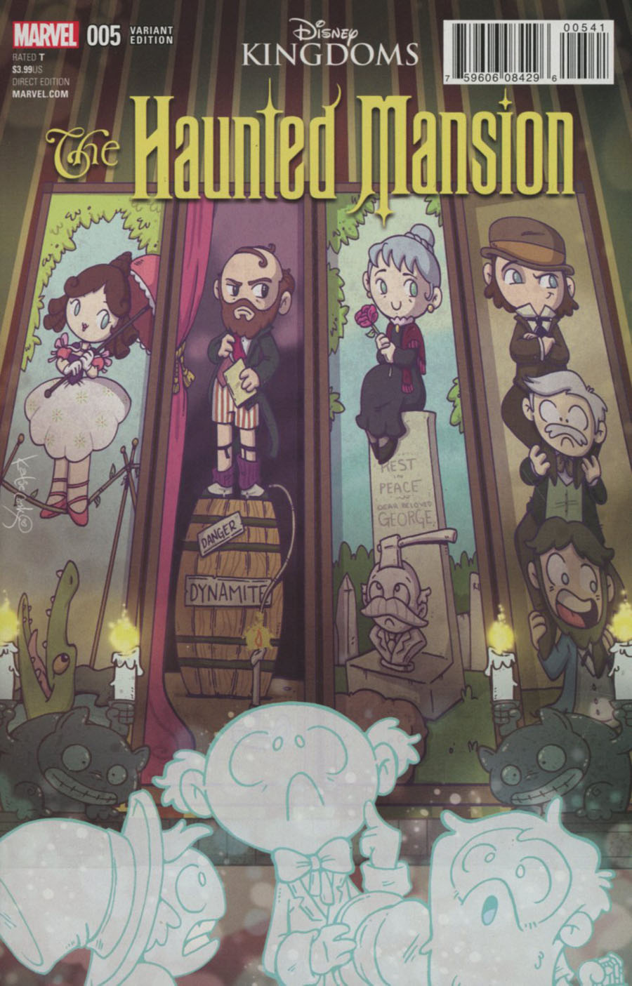 Disney Kingdoms Haunted Mansion #5 Cover D Incentive Katie Cook Variant Cover