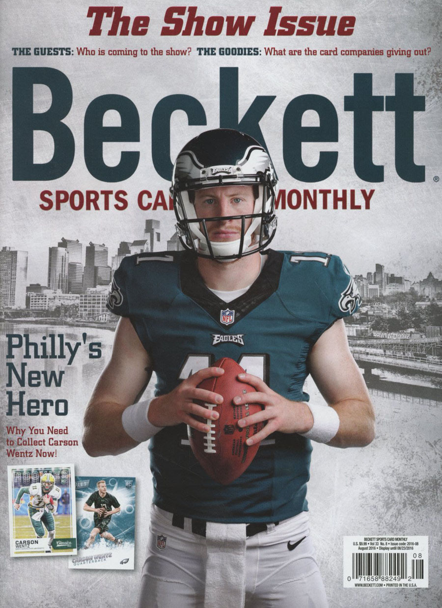 Beckett Sports Card Monthly Vol 33 #8 August 2016