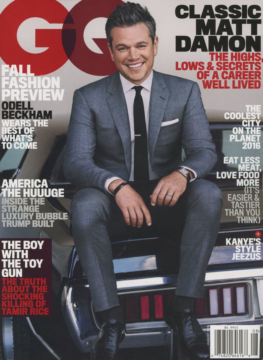 GQ Vol 86 #8 August 2016