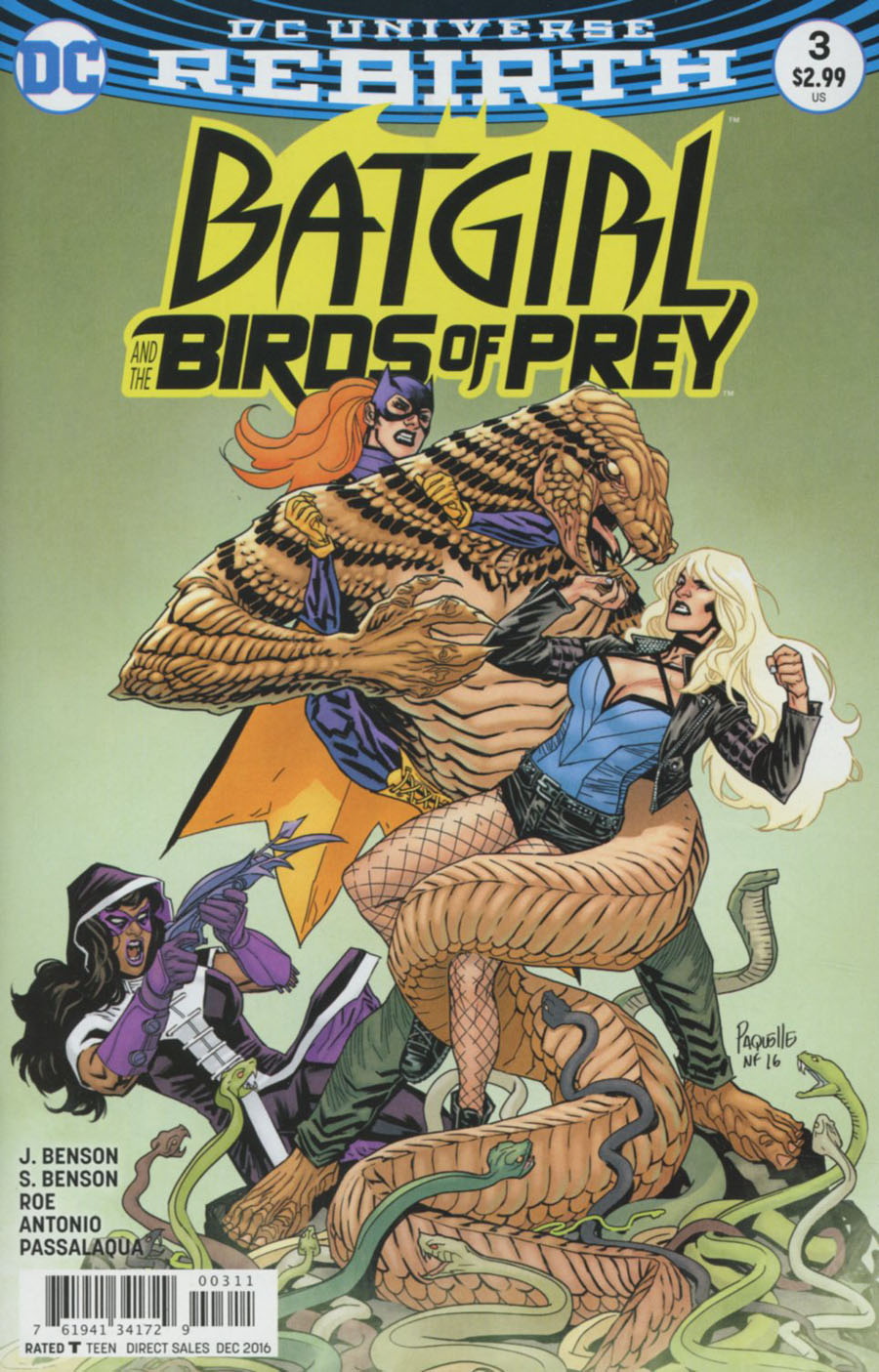 Batgirl And The Birds Of Prey #3 Cover A Regular Yanick Paquette Cover