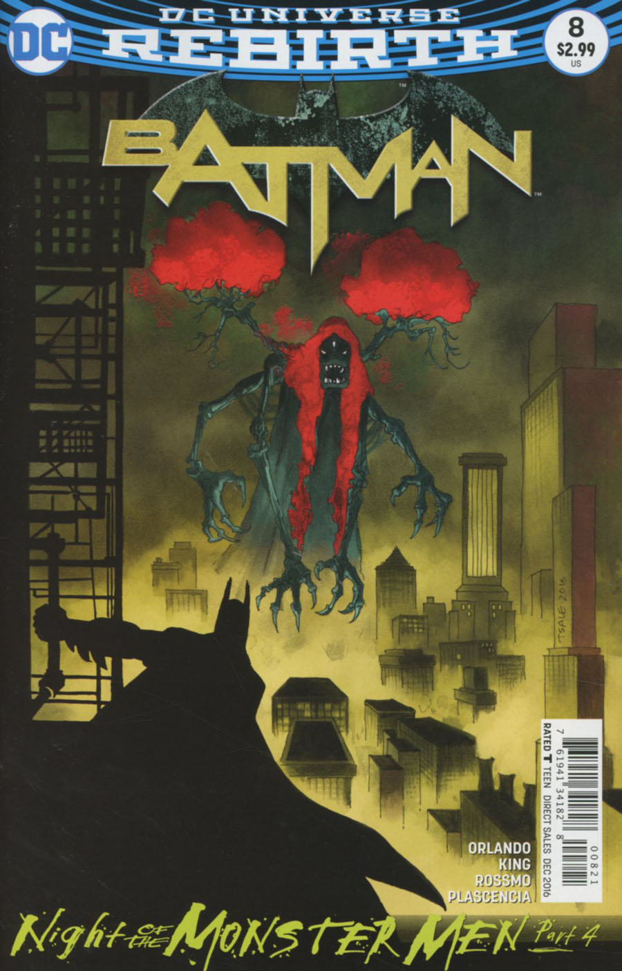 Batman Vol 3 #8 Cover B Variant Tim Sale Cover (Night Of The Monster Men Part 4)
