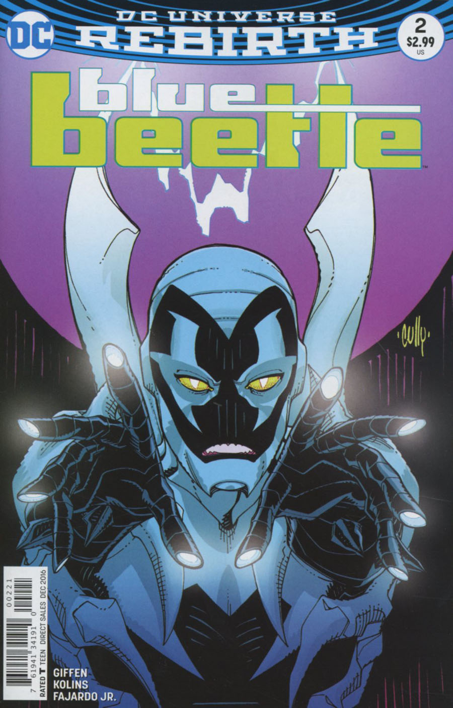 Blue Beetle (DC) Vol 4 #2 Cover B Variant Cully Hamner Cover