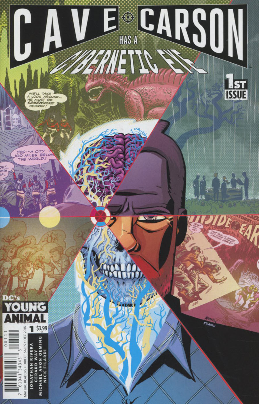 Cave Carson Has A Cybernetic Eye #1 Cover A Regular Michael Avon Oeming Cover