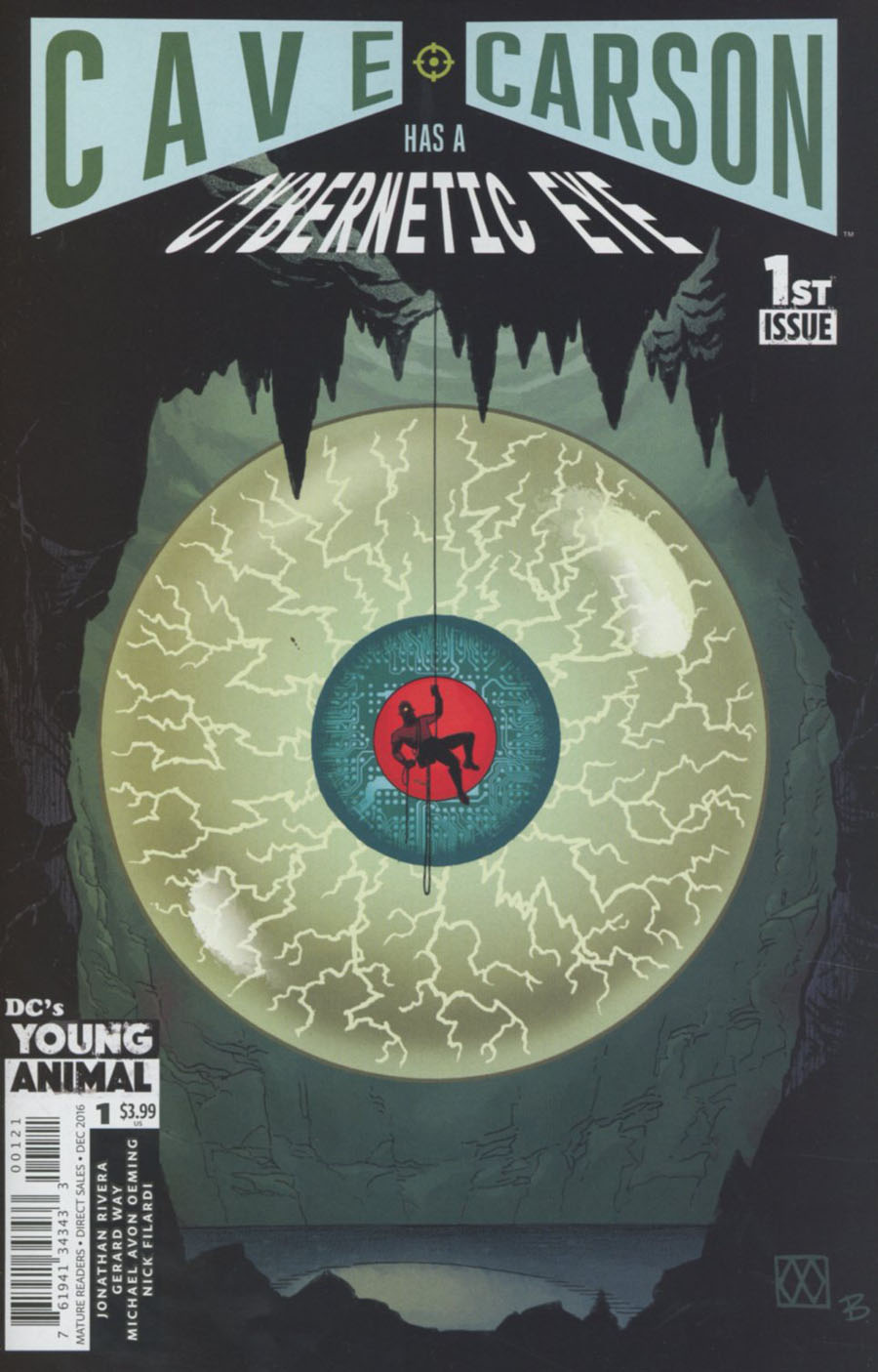 Cave Carson Has A Cybernetic Eye #1 Cover B Variant Matt Wagner Cover