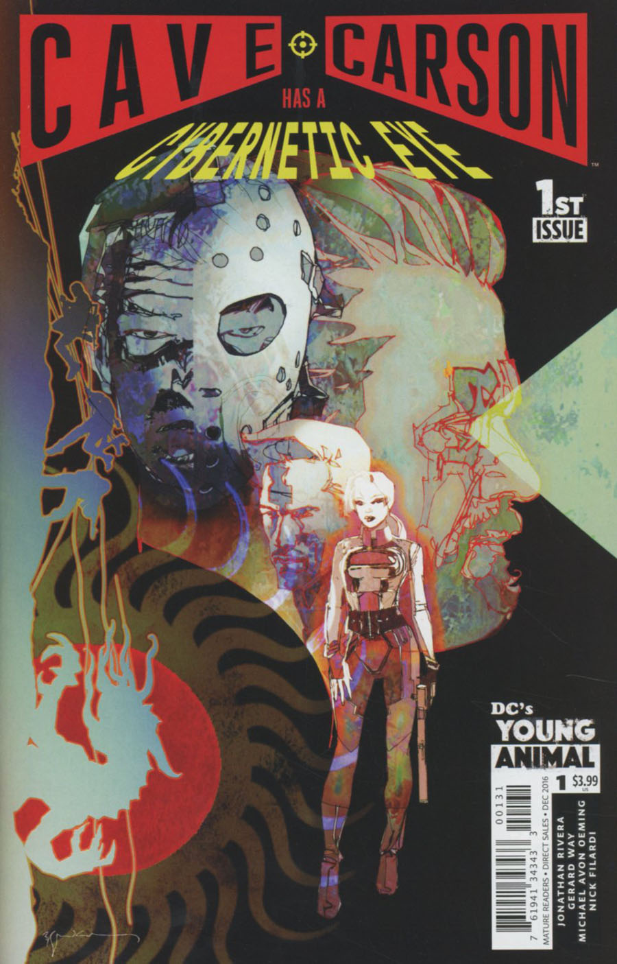 Cave Carson Has A Cybernetic Eye #1 Cover C Variant Bill Sienkiewicz Cover