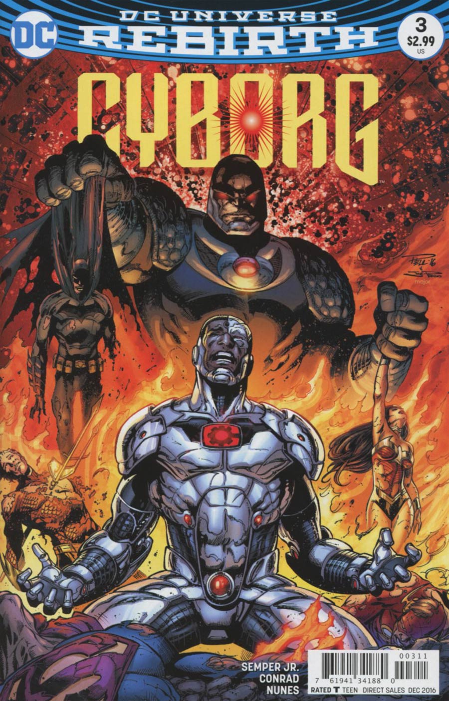 Cyborg Vol 2 #3 Cover A Regular Paul Pelletier Cover