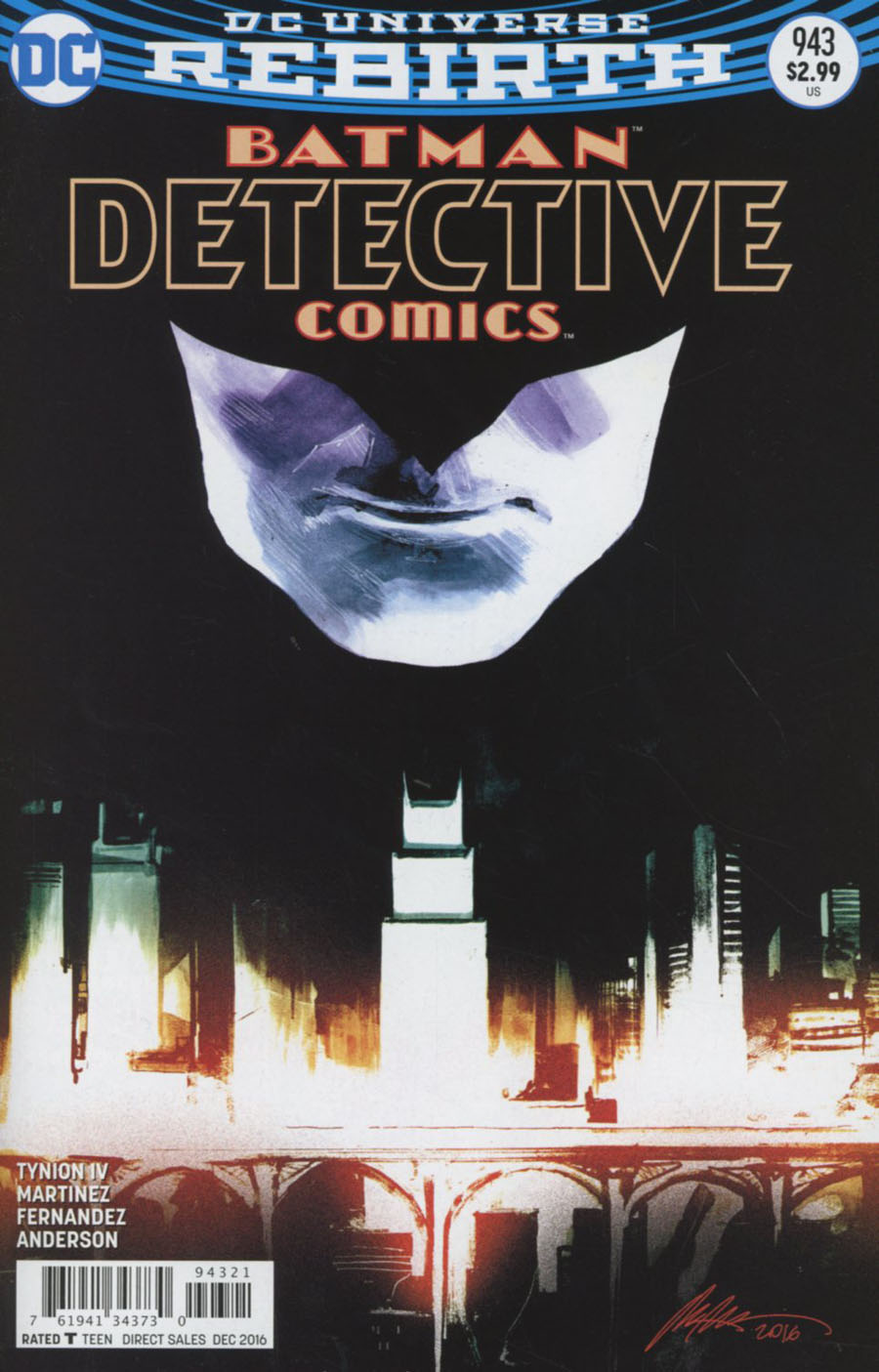 Detective Comics Vol 2 #943 Cover B Variant Rafael Albuquerque Cover