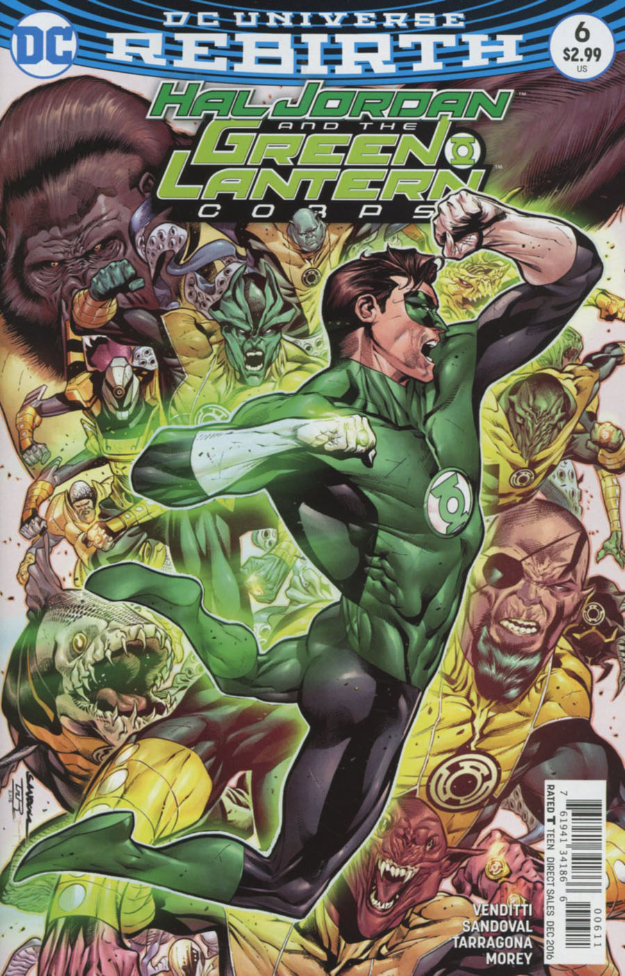 Hal Jordan And The Green Lantern Corps #6 Cover A Regular Rafa Sandoval & Jordi Tarragona Cover