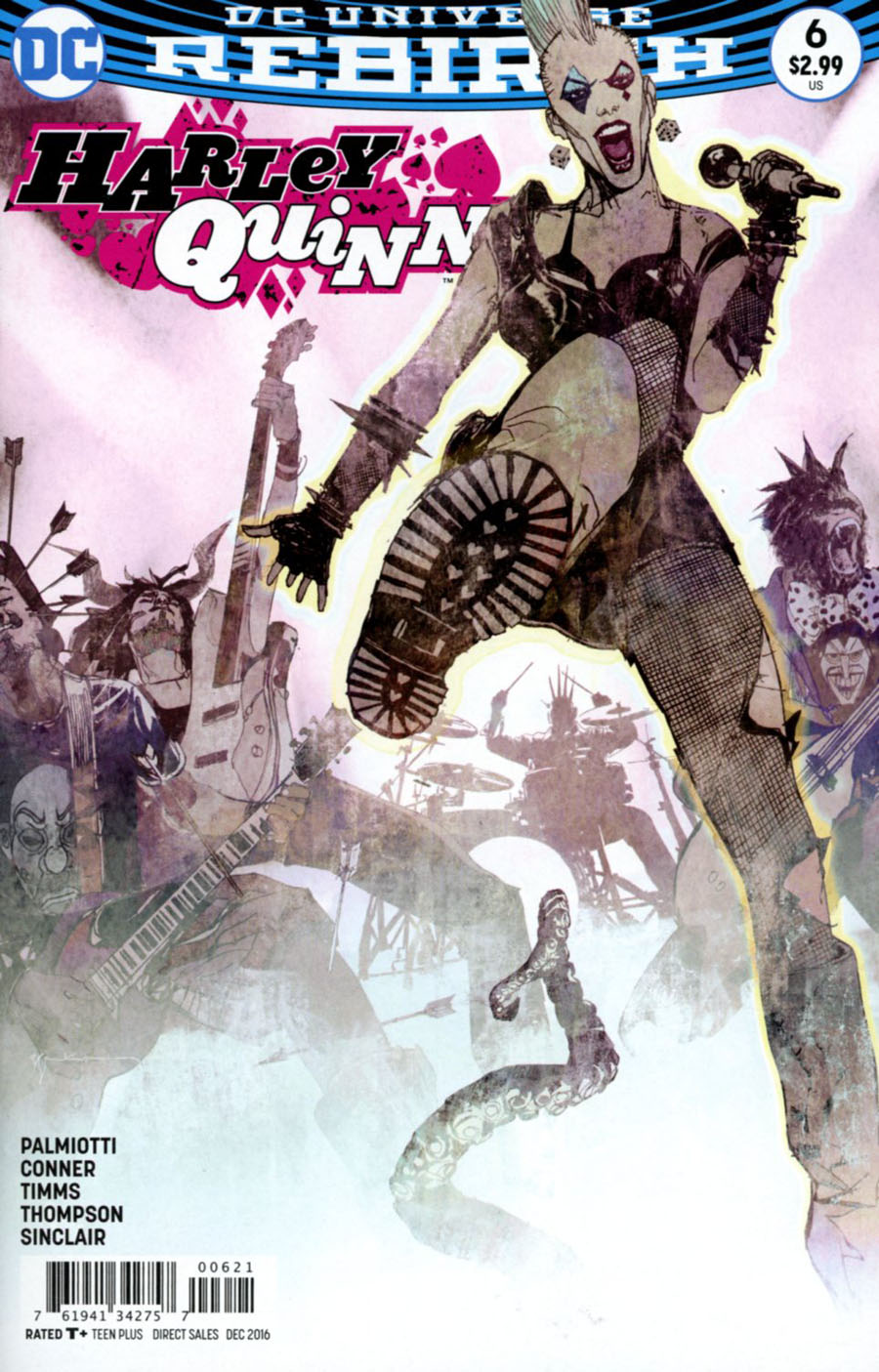 Harley Quinn Vol 3 #6 Cover B Variant Bill Sienkiewicz Cover