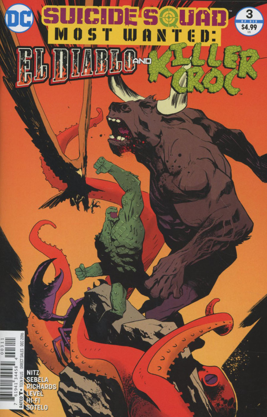 Suicide Squad Most Wanted El Diablo & Killer Croc #3