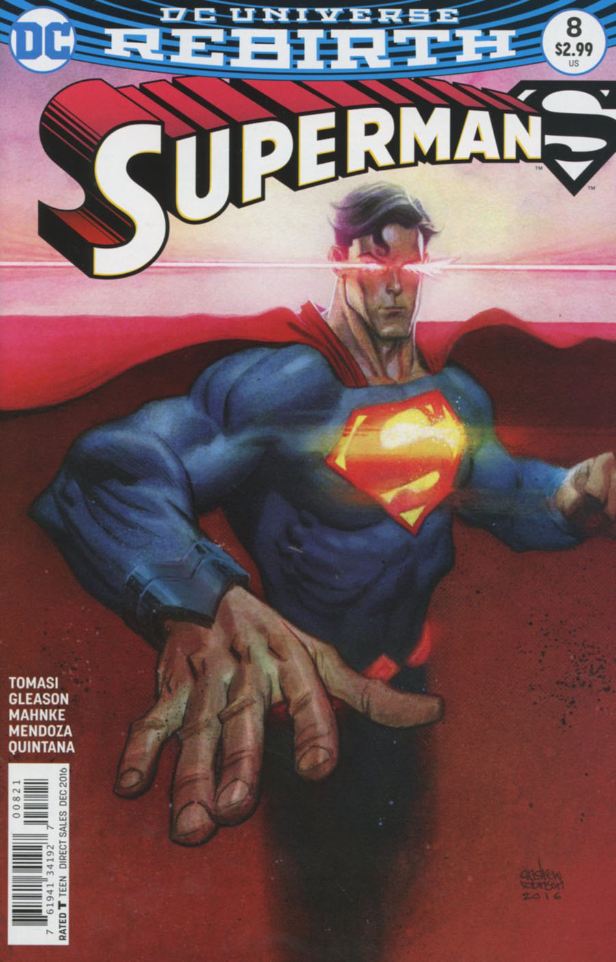 Superman Vol 5 #8 Cover B Variant Andrew Robinson Cover