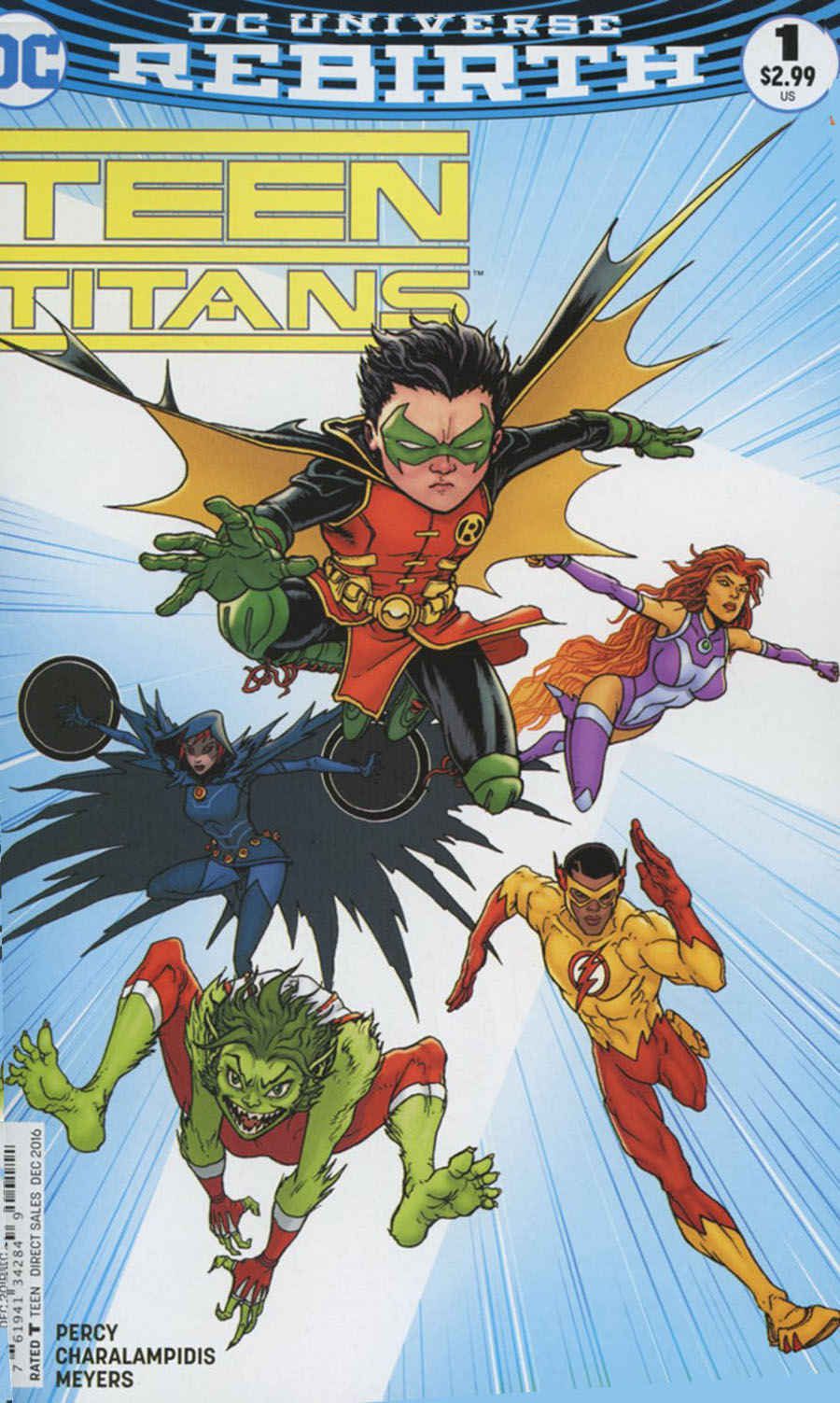 Teen Titans Vol 6 #1 Cover B Variant Chris Burnham Cover