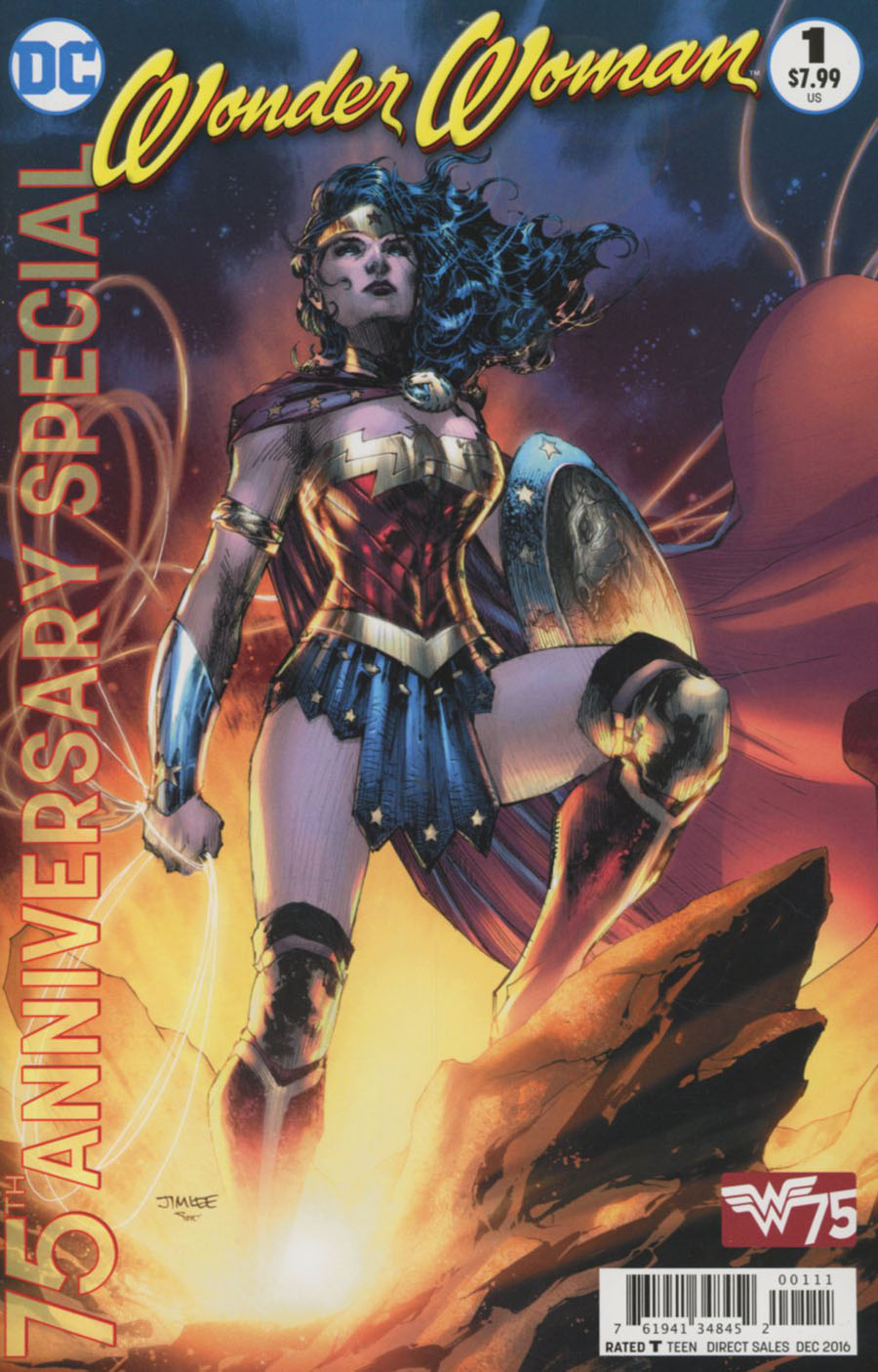 Wonder Woman 75th Anniversary Special #1 Cover A Regular Jim Lee Cover