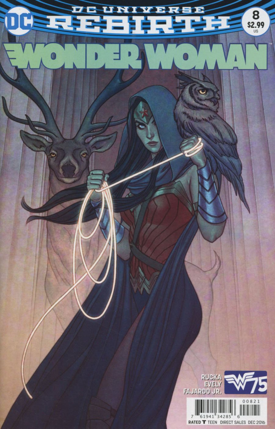 Wonder Woman Vol 5 #8 Cover B Variant Jenny Frison Cover