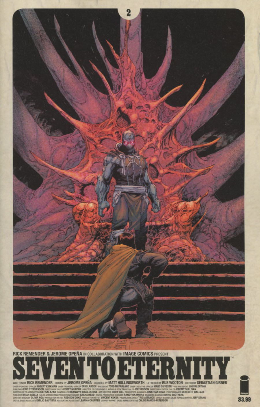 Seven To Eternity #2 Cover A 1st Ptg Jerome Opena & Matt Hollingsworth