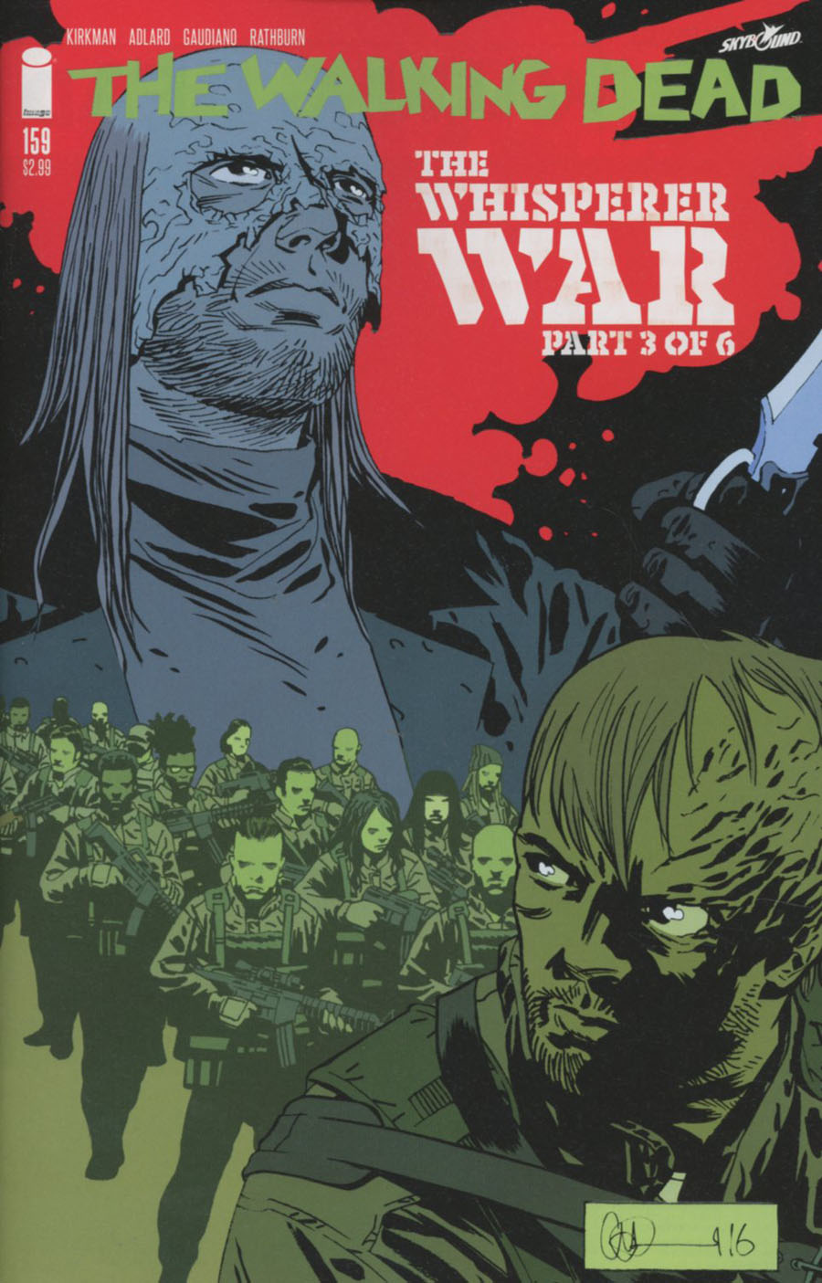 Walking Dead #159 Cover A Charlie Adlard & Dave Stewart