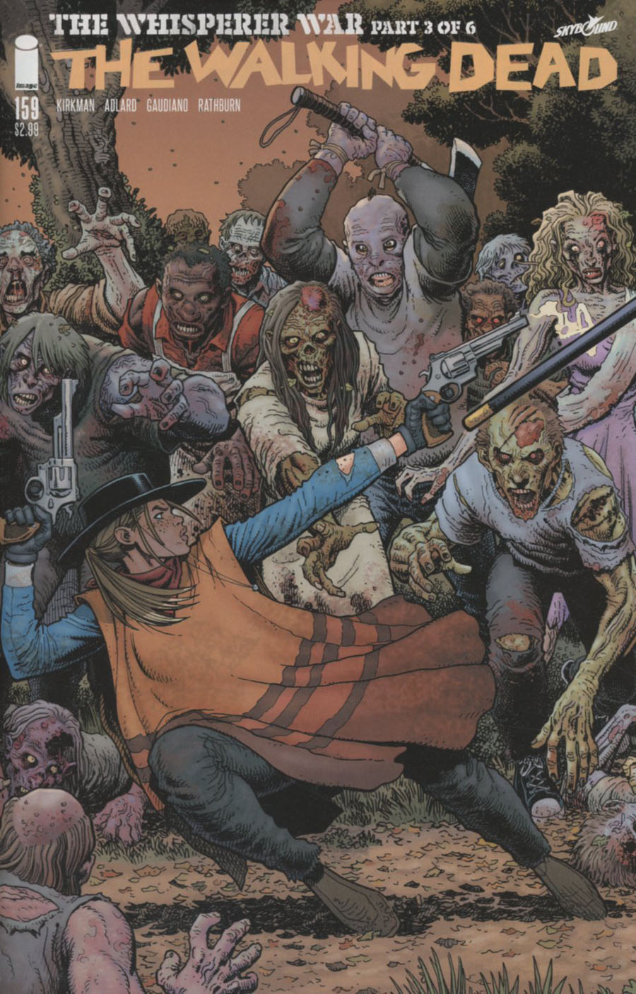 Walking Dead #159 Cover B Arthur Adams Connecting Part 3