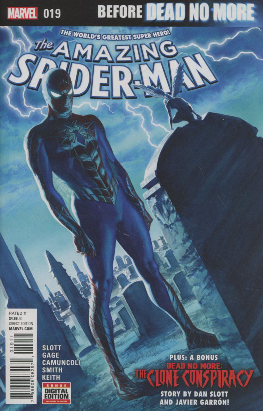 Amazing Spider-Man Vol 4 #19 Cover A 1st Ptg Regular Alex Ross Cover (Dead No More Prelude)
