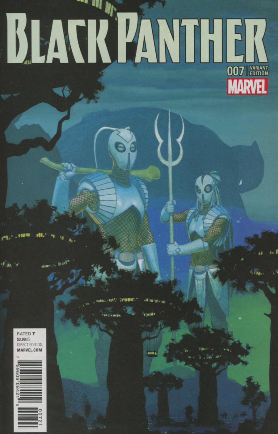 Black Panther Vol 6 #7 Cover B Variant Esad Ribic Connecting C Cover (Marvel Now Tie-In)