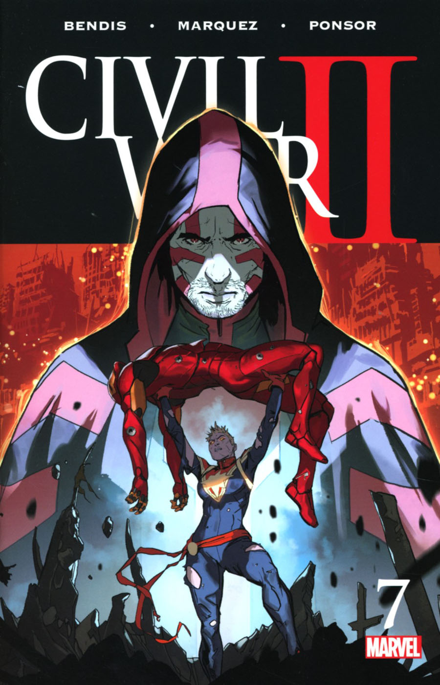 Civil War II #7 Cover A Regular Marko Djurdjevic Cover