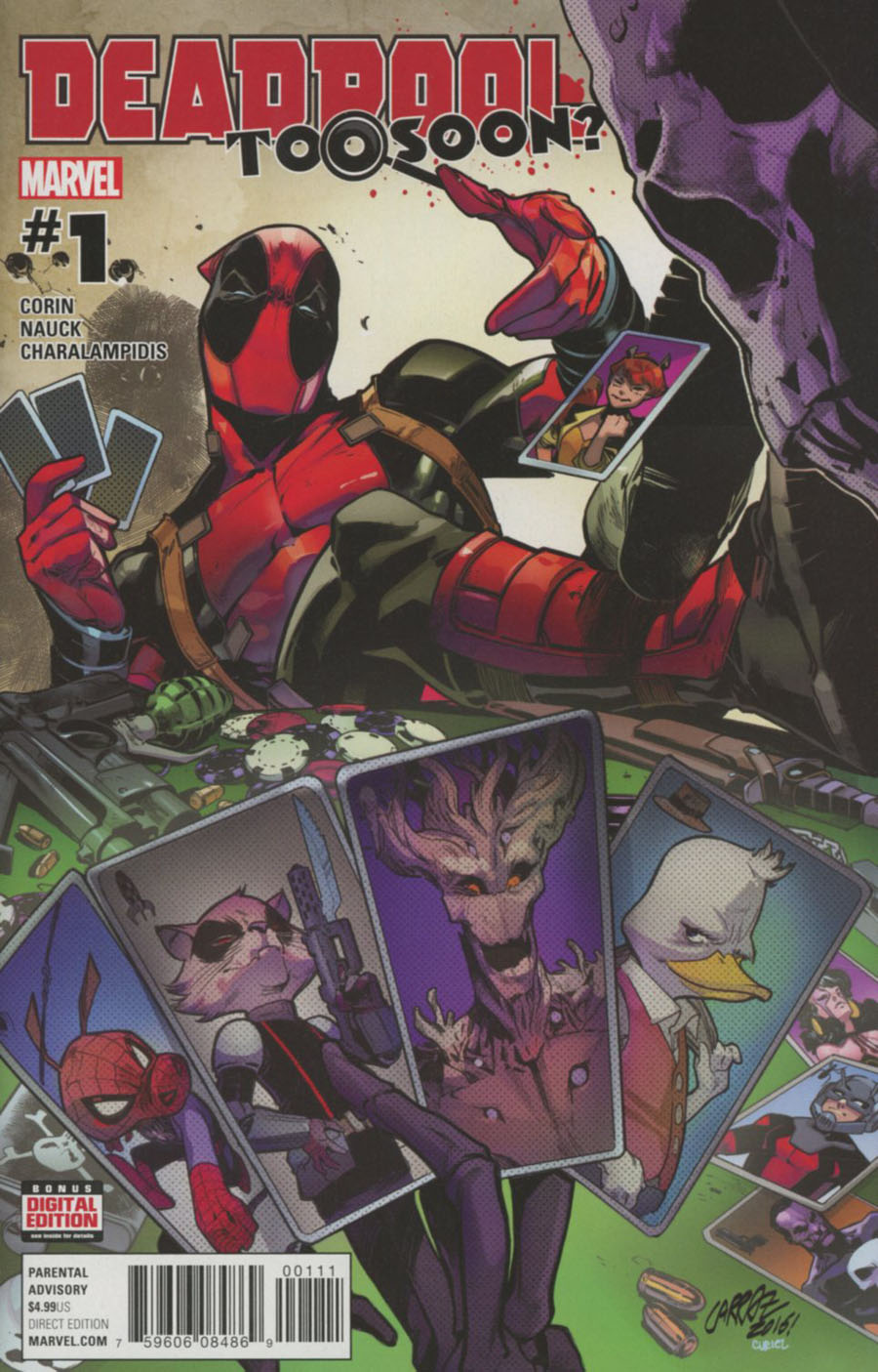 Deadpool Too Soon #1 Cover A Regular Pepe Larraz Cover