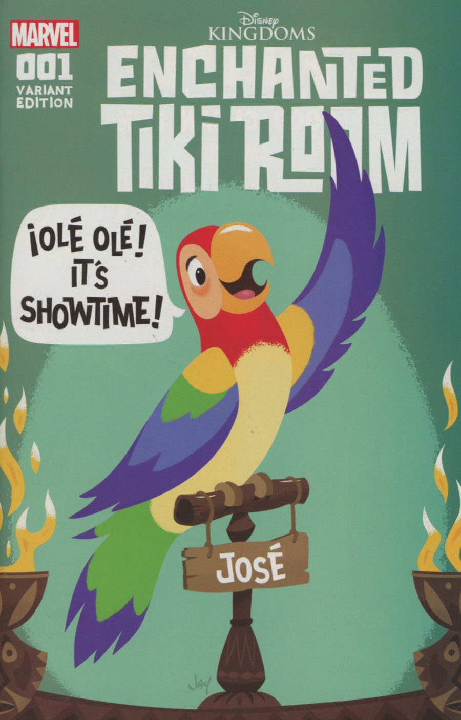 Disney Kingdoms Enchanted Tiki Room #1 Cover B Variant Jason Grandt Connecting Cover