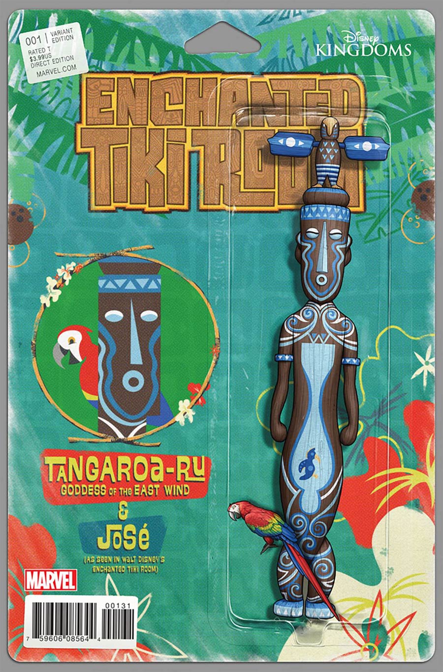 Disney Kingdoms Enchanted Tiki Room #1 Cover C Variant John Tyler Christopher Action Figure Cover