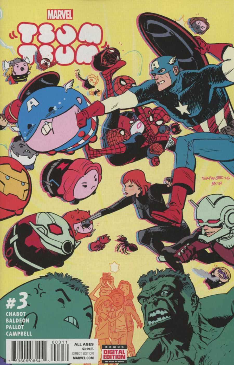 Marvel Tsum Tsum #3 Cover A Regular Chris Samnee Cover