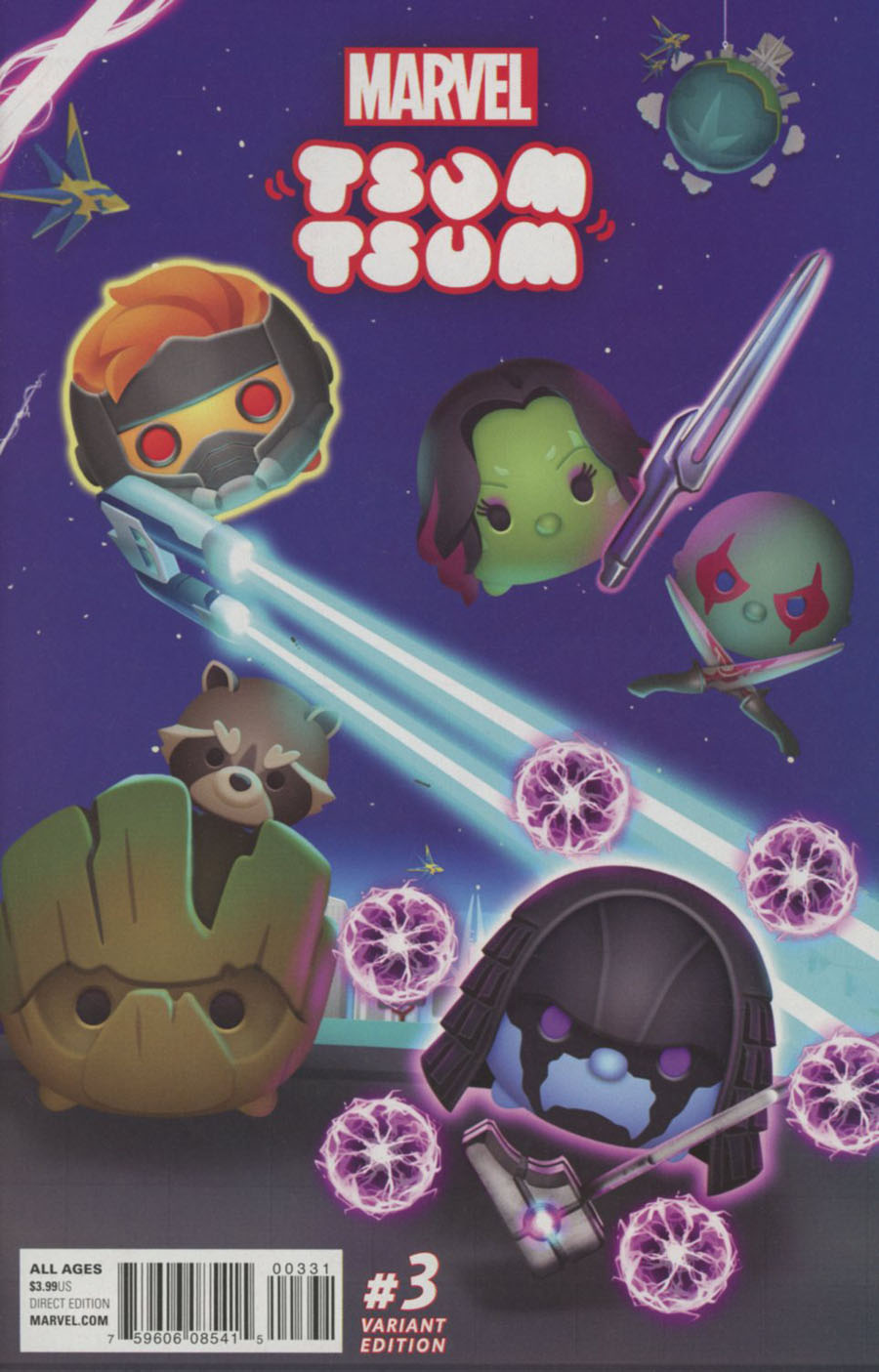 Marvel Tsum Tsum #3 Cover B Variant Marvel Tsum Tsum Classified Connecting C Cover