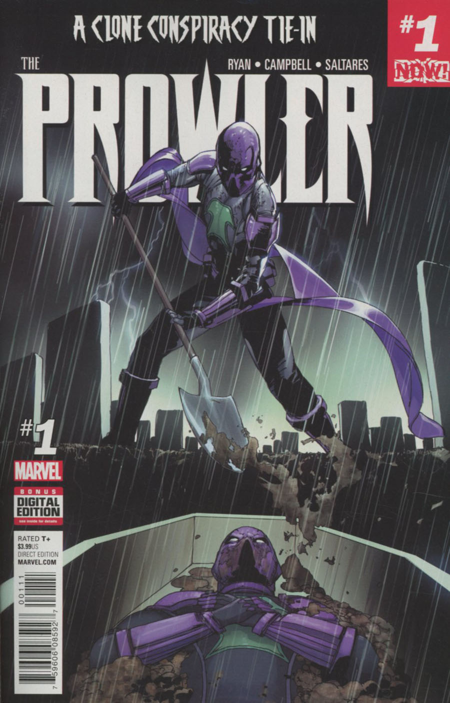 Prowler (Marvel) Vol 2 #1 Cover A 1st Ptg Regular Travel Foreman Cover (Clone Conspiracy Tie-In)