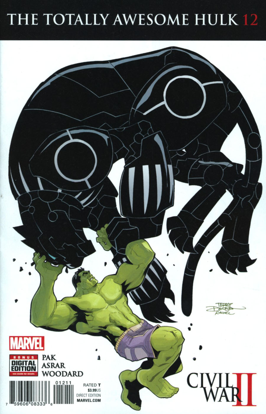 Totally Awesome Hulk #12 (Civil War II Tie-In)
