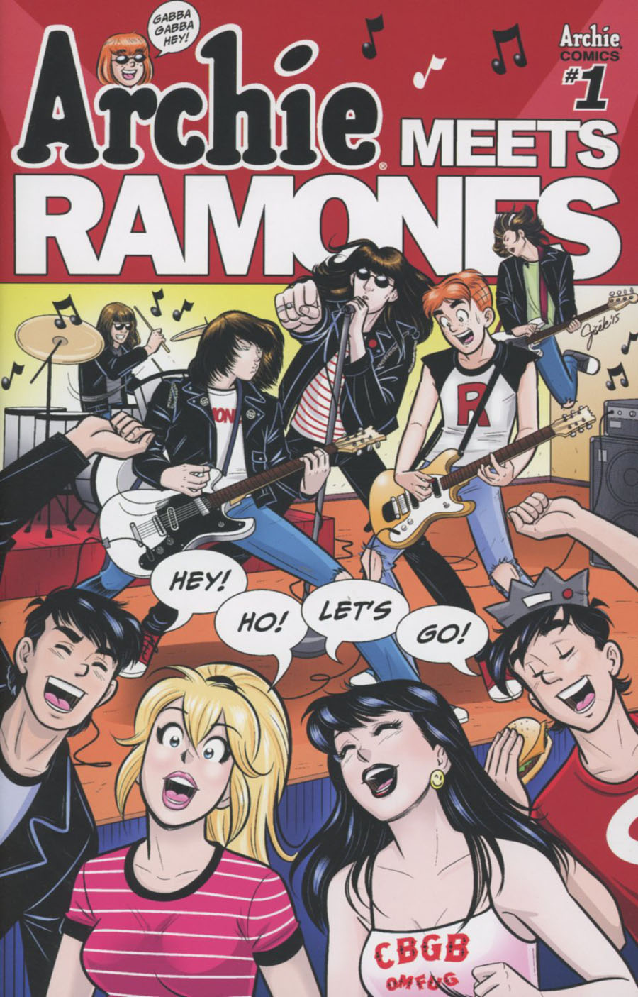 Archie Meets The Ramones One Shot Cover A 1st Ptg Regular Gisele Lagace Cover