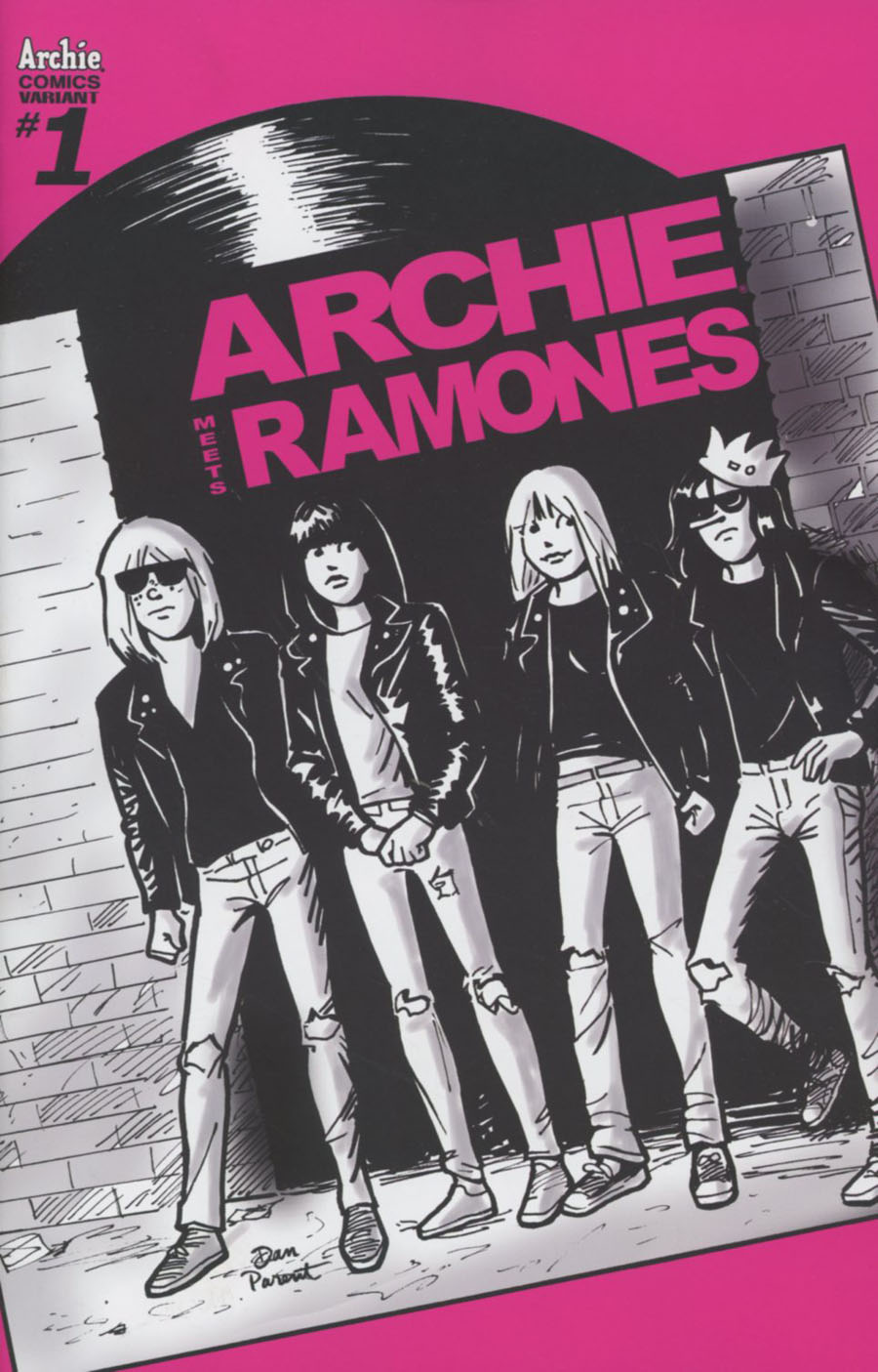 Archie Meets The Ramones One Shot Cover D Variant Dan Parent Cover